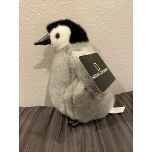 National Geographic Penguin Plush 8" With Tag